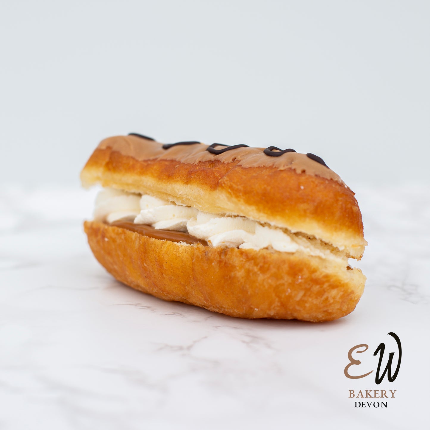 Salted Caramel & Cream Doughnut