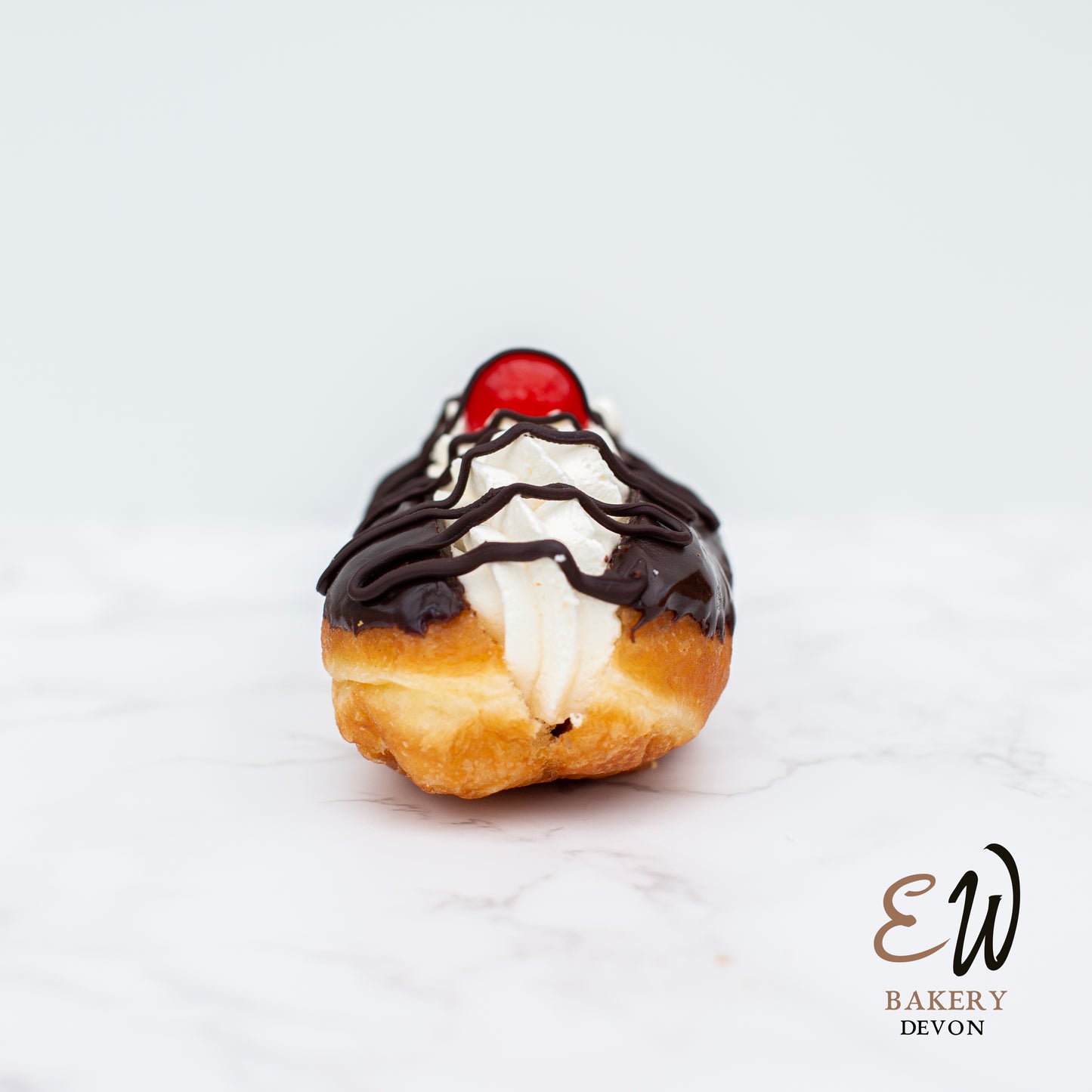Belgian Chocolate & Cream Donut