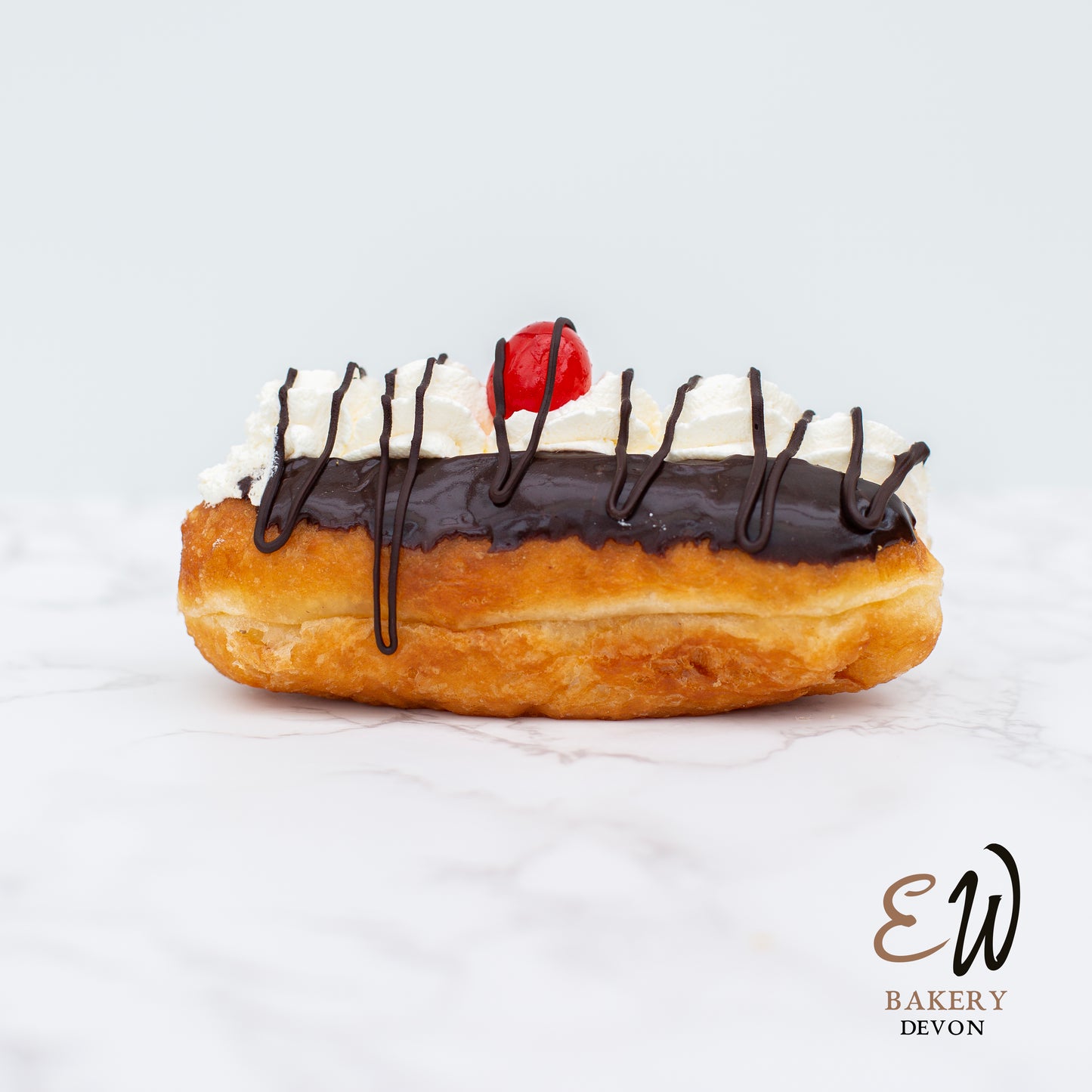 Belgian Chocolate & Cream Donut