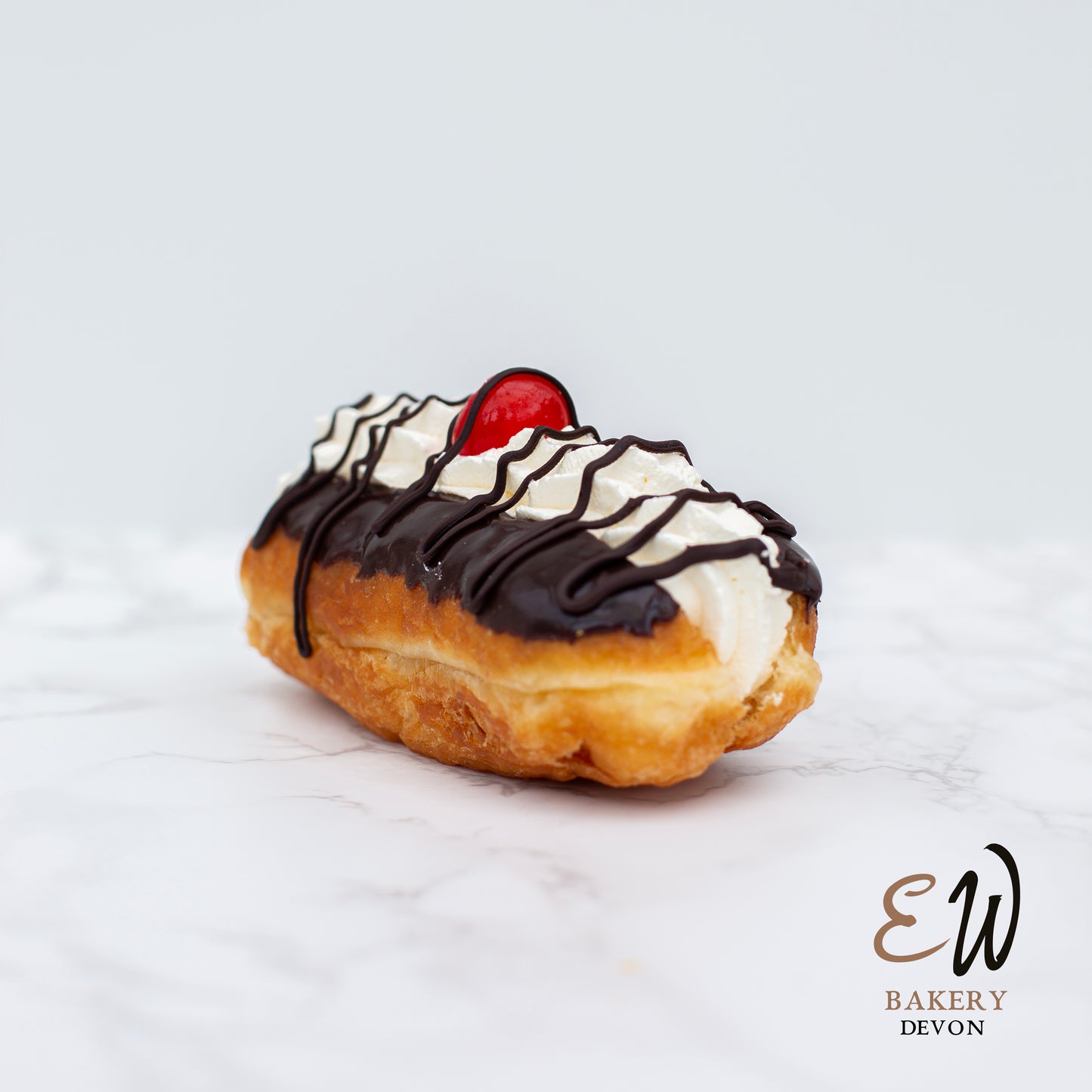 Belgian Chocolate & Cream Donut